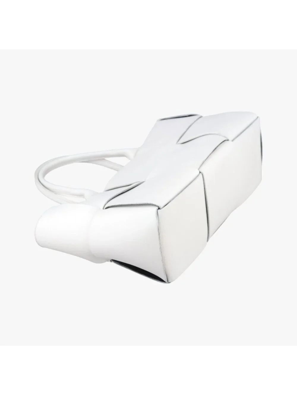 Bottega Veneta the Arco Tote White Lambskin
